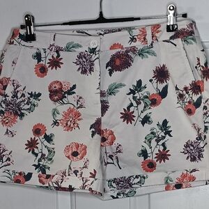 Floral Juniper +Lime Women's Shorts Size 6